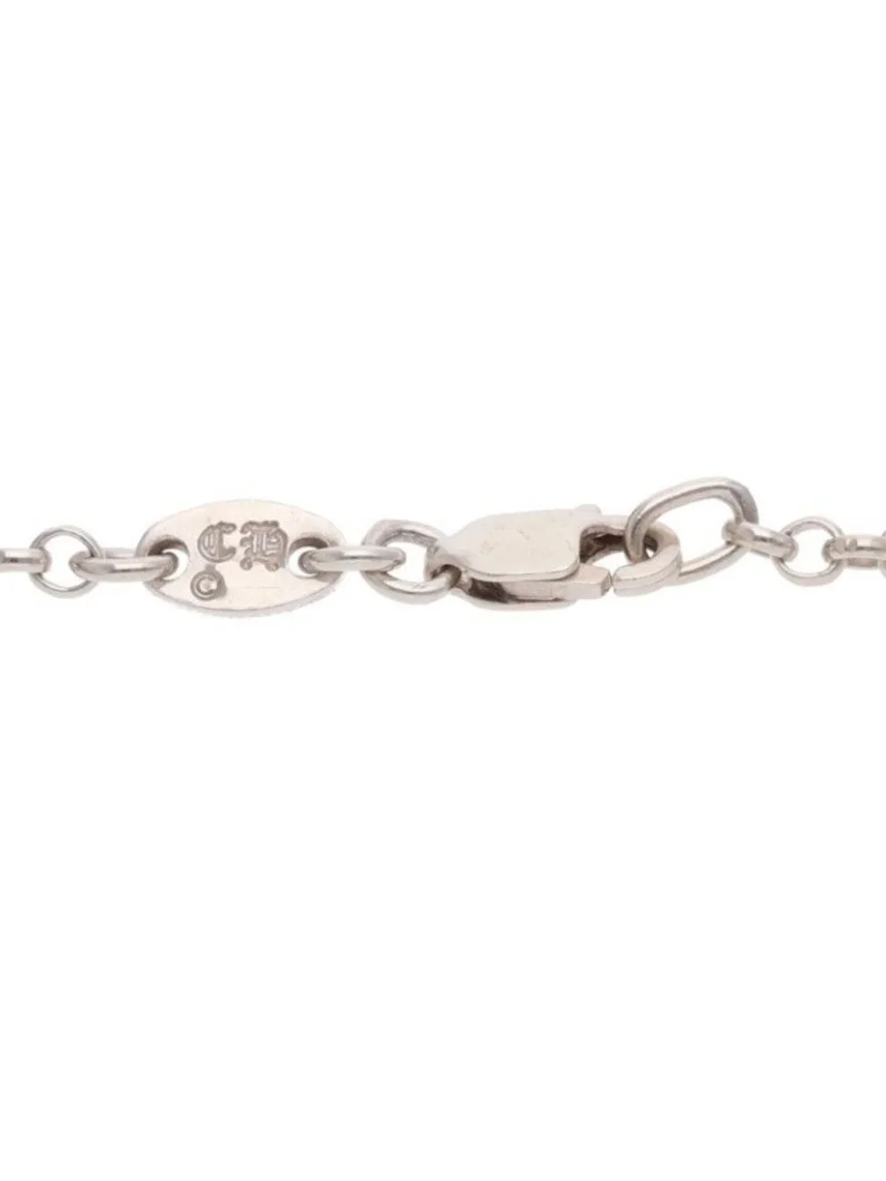 Chrome Hearts Roll Chain Silver Necklace